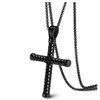 Zysta Cross Necklace for Men Lord’s Prayer Faith God Tube