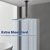 NearMoon Rain Shower Head With Shower Arm, Ceiling Mount Square