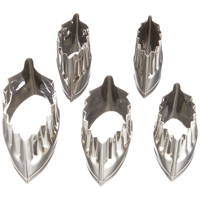 遠藤商事 手造ri Industrial 抜型 (5 Pieces Set) Leaves BNK09031 