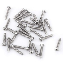 Stainless Steel Screws 3 x 20, Flat Head Screws 3 x 30 Stainless Steel, Stainless Steel Screws, Wood Screws Set, Vis Parker Inox M3 3 Pack of 200 M3 Stainless Steel S04 Self-Tapping Screws Flat Round