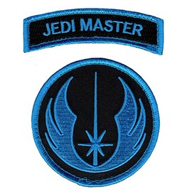 Jedi Order Master Tab Patch (Hook Fastener - Bundle of 2pc-Blue)
