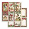 STAMPERIA INTL, KFT (3PL) Stamperia-Scrapbooking Pad-Double Face-Classic Christmas, Multicoloured, 15.24x15.26