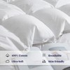 puredown® Goose Feather Down Comforter Full Size, All Season Medium