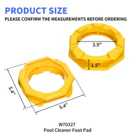 KitFit W70327 W83275 W72855, W69721.Pool Cleaner Foot Pad Compatible with Zodiac BaracudaG2，G3, G3 Pro,G4, W83275, W72855, W69721.