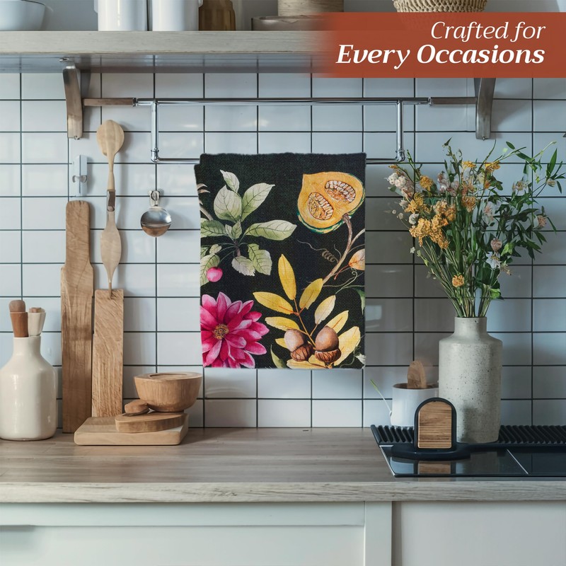 Maison d' Hermine Kitchen Towels Set of 3 100% Cotton