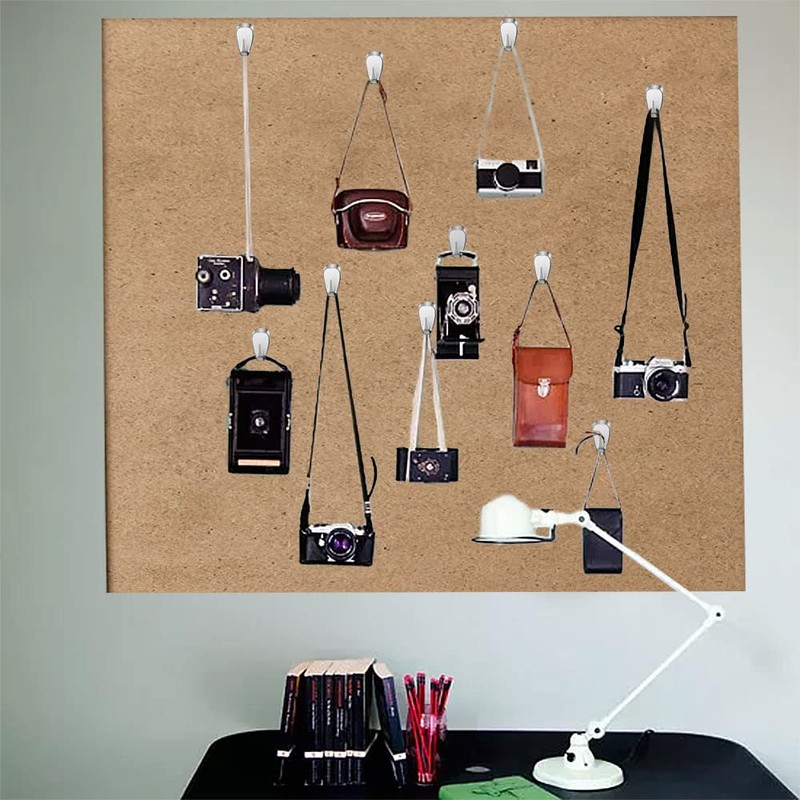 10 Pcs Cubicle Hooks Fabric Panel Wall Hooks Cubicle Clips