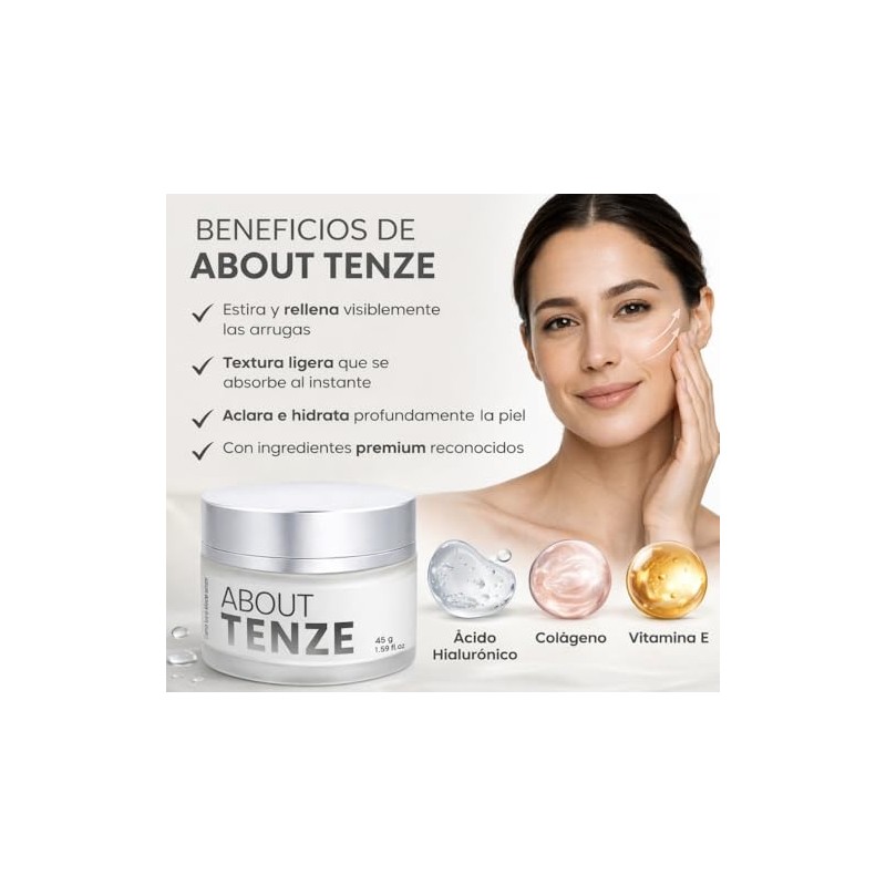 About Tenze | Crema Facial para Líneas de Expresión –