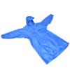 Polyester Folding Outdoor Portable Ultralight Waterproof Sleeve Hooded Raincoat(Blue)
