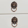 GDQLCNXB Pull Handle Metal Lion Headfor Drawer Dresser Knobs Pull