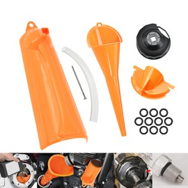 HDBUBALUS Oil Change Funnel Oil Funnel Filter Wrench O Ring Utility Tool for Harley Sportster 883 1200 Iron Dyna Softail Touring Road King Road Glide