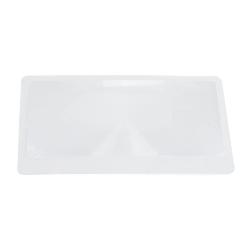 20 Sheet Credit Card Size 3X Magnifiers Portable Transparent Pocket