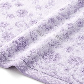 JILL STUART Dolce Towel Handkerchief, Purple, Flower, Untwist Yarn, Full Feed Cotton, 58-1880070, Approx. 9.8 x 9.8 inches (25 x 25 cm)