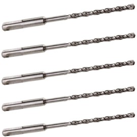 5 Pack of - 6mm x 210mm Long SDS + Plus Masonry Drill BIT, Tungsten Carbide TIP, for Stone Concrete Brick