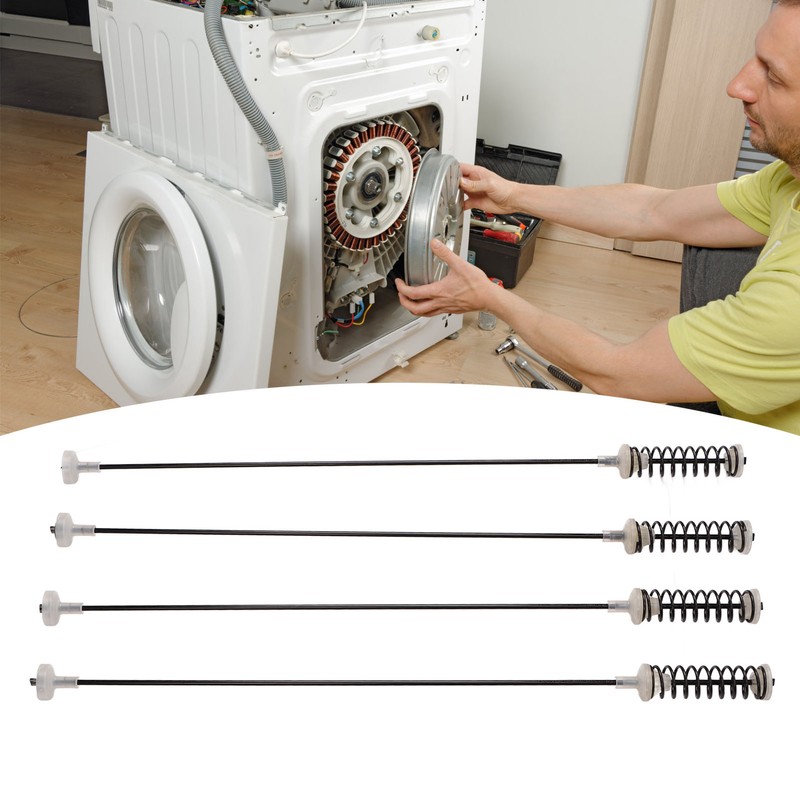 4 PCS Washer Suspension Rods Reduce Noise Stable Support Washing