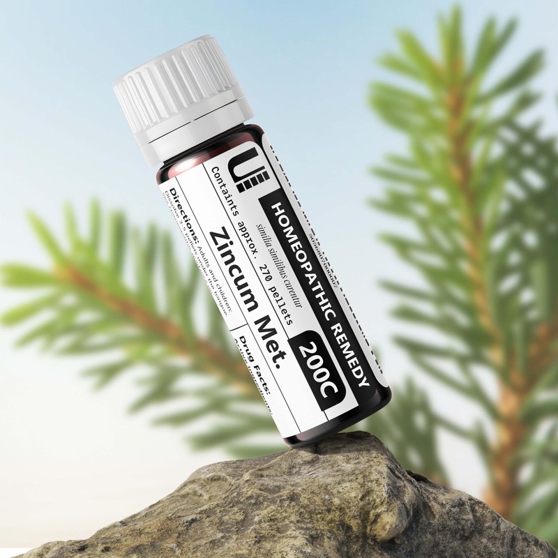 Zincum Metallicum 200C Homeopathic Remedy, 270 Pellets