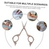 Tofficu Retro Feathered Beauty Scissors Multi-functional Small Scissors for Embroidery