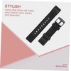 SHOWERORO 2pcs Nylon Weaving Wrist Strap for Watch Active Comfortable