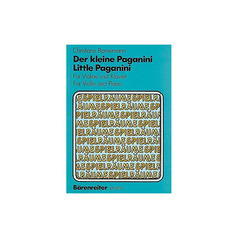 Der kleine Paganini: Etüden für Kinder für Violine und Klavier
