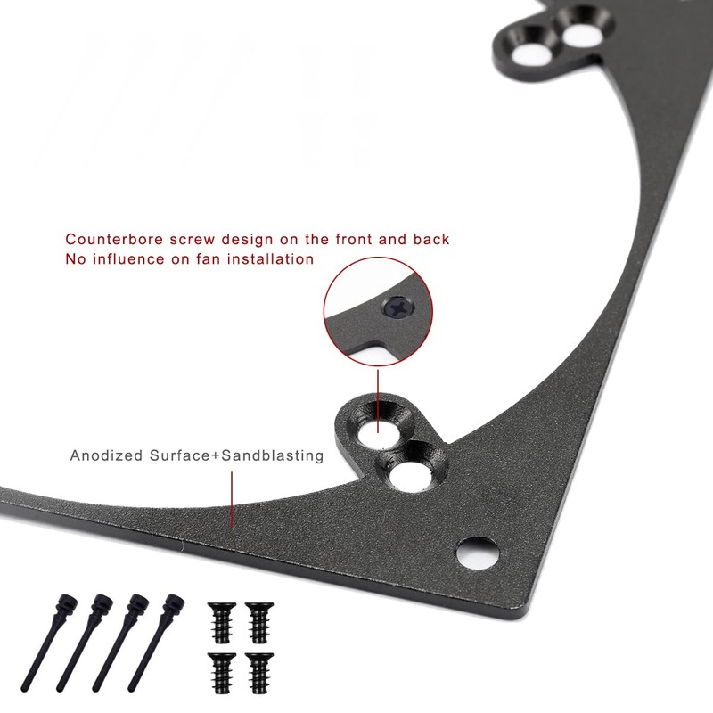 DolDer 120 to 90/80 mm Computer Fan PC Case Fan
