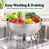 Stainless Steel Colander for Washing Vegetables and Draining Pasta –