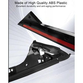 A Pillar Windshield Trim Molding Fit for Ford Explorer 2011-2019 Replace BB5Z7803145AA BB5Z7803144AA 926450 926451 BB5Z7803137AA BB5Z7803136AA, Left & Right, Outer & Inner