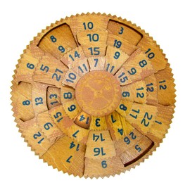 Project Genius Project Genius Grecian Computer Mechanical Math Puzzle, Wooden Brainteaser Gift for History Buffs and Smart Kids, Teens, and Adults - True Genius Series Inspired by The Ancient Antikythera Mechanism