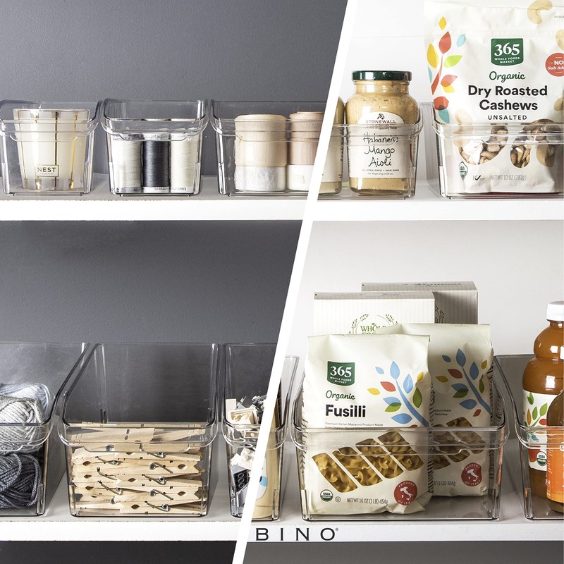 BINO | Plastic Storage Bins, Large | THE CURVE COLLECTION