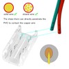 RGBZONE 2-Pin 8mm COB LED Strip to Wire Connector, Solderless