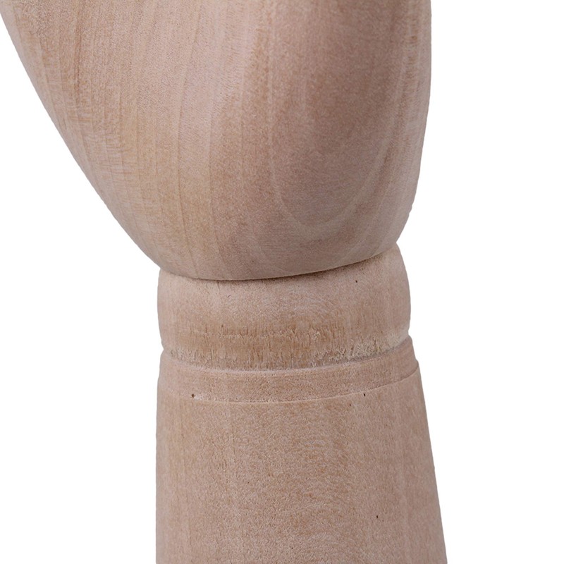 BQLZR 7Inch Flexible Wooden Left Hand Model Artists Manikin for
