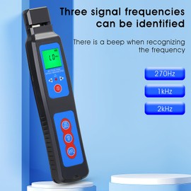 BAOSHLA 40A Fiber Optic identifier OFI 3-in-1 Function 800-1700 with Fiber Optic Cable identifier Detector with LED Light Single Mode/Multi Mode
