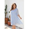 Plus Size Dress for Women Summer Casual Short Sleeve Cute