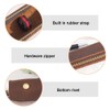Leather Pencil Case, Retro Pencil Case, Portable Pen Case with