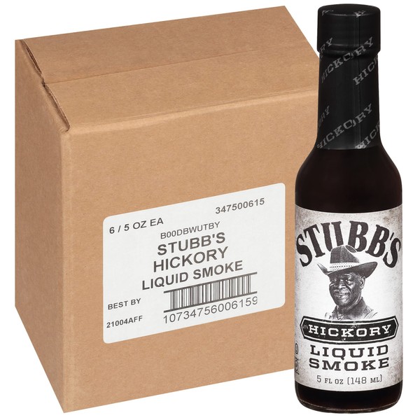 Stubb's Hickory Liquid Smoke, 5 fl oz (Pack of 6)