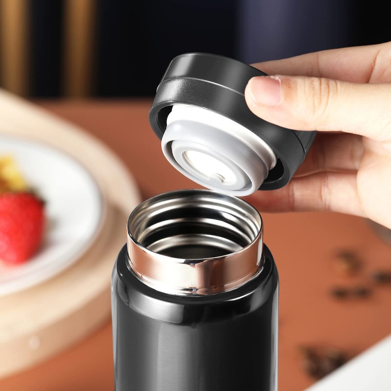Small Thermos Flasks Stainless Steel - Cute Water Bottle, Vacuum