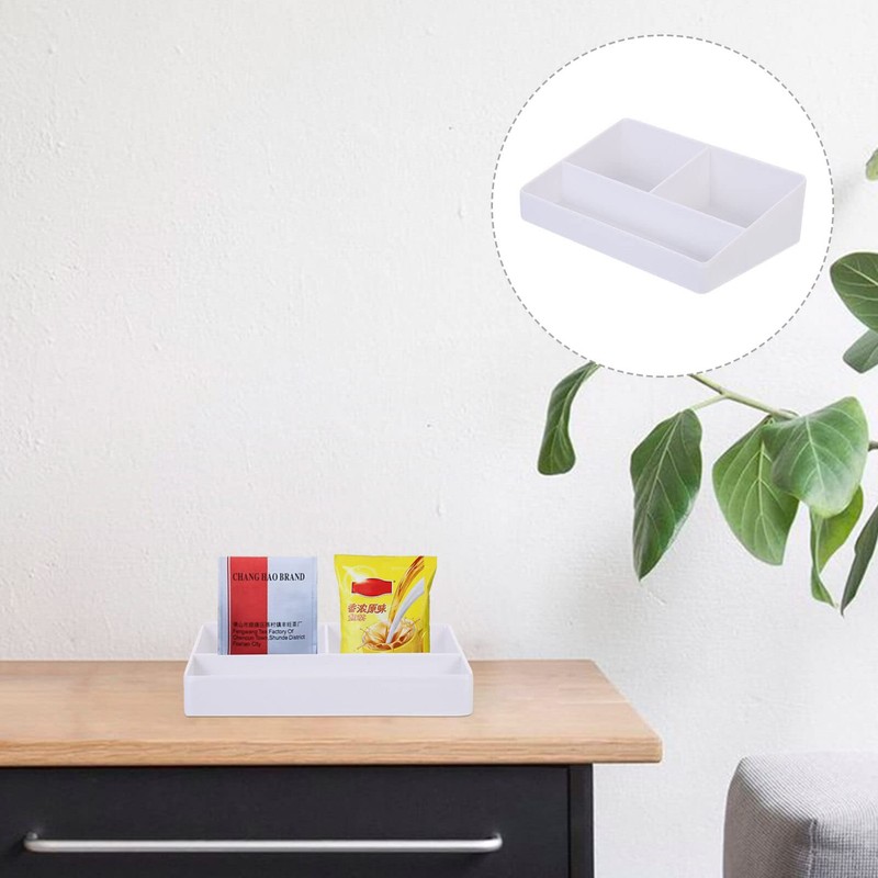 DOITOOL Coffee Station Organizer, Coffee Bar Box, Countertop Sugar Holder,