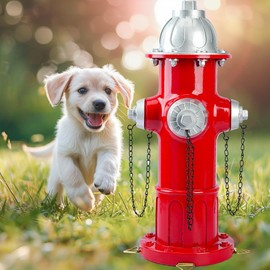 Teaeeno Fire Hydrant for Dog to Peed on Outdoor Garden Statue, 21.3 Inch Fake Fire Hydrant Large Dog Pee Training Post, Pee Post Aid Yard Garden Lawn Ornament Outdoor Gardens Gifts for Dogs Lovers
