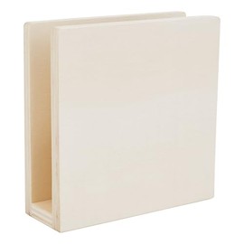 VBS Napkin Holder Made of Plywood, H 12 x W 12 x D 4 cm, Ideal for Painting and Crafts, DIY Table Decoration