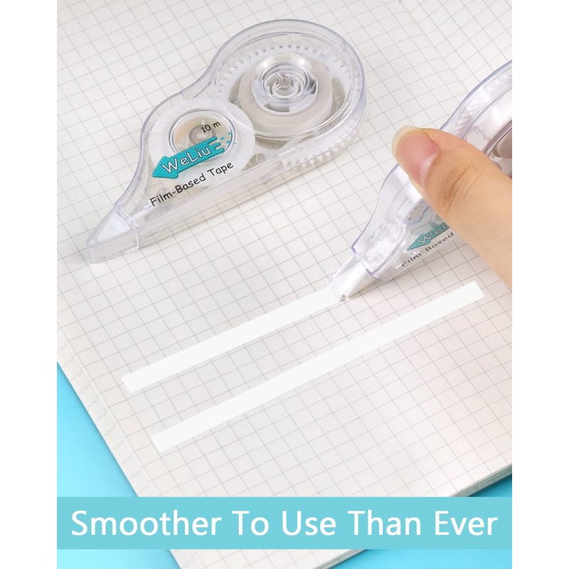 WeLiu Correction Tape,White,16 Count