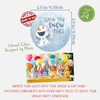 Thank You Snow Much - Party Favor Sticker (24 Included)