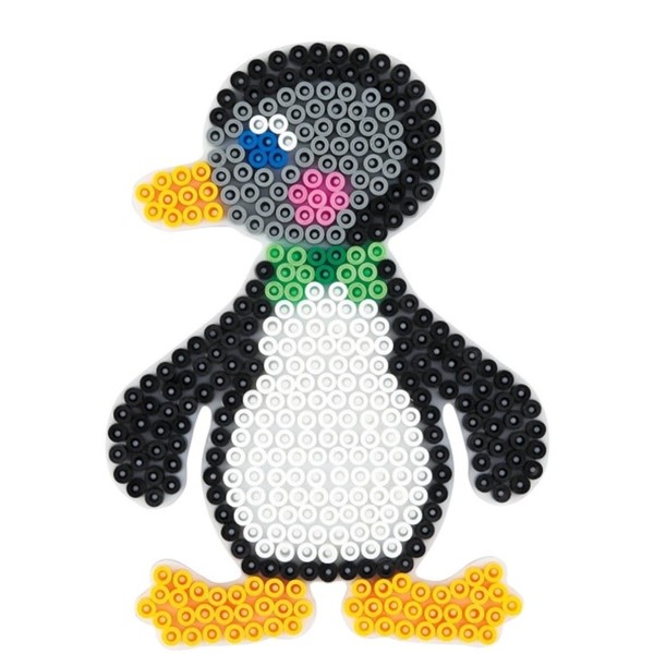 HAMA BEADS PENGUIN SINGLE PEGBOARD NO. 301