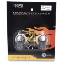 HTTMT - for YZF R1 R6 R6S YZF-R6 Fz6 Fz1 Fz Fazer Smoke LED Turn Signal Lights [P/N: MT303-003-WSK]