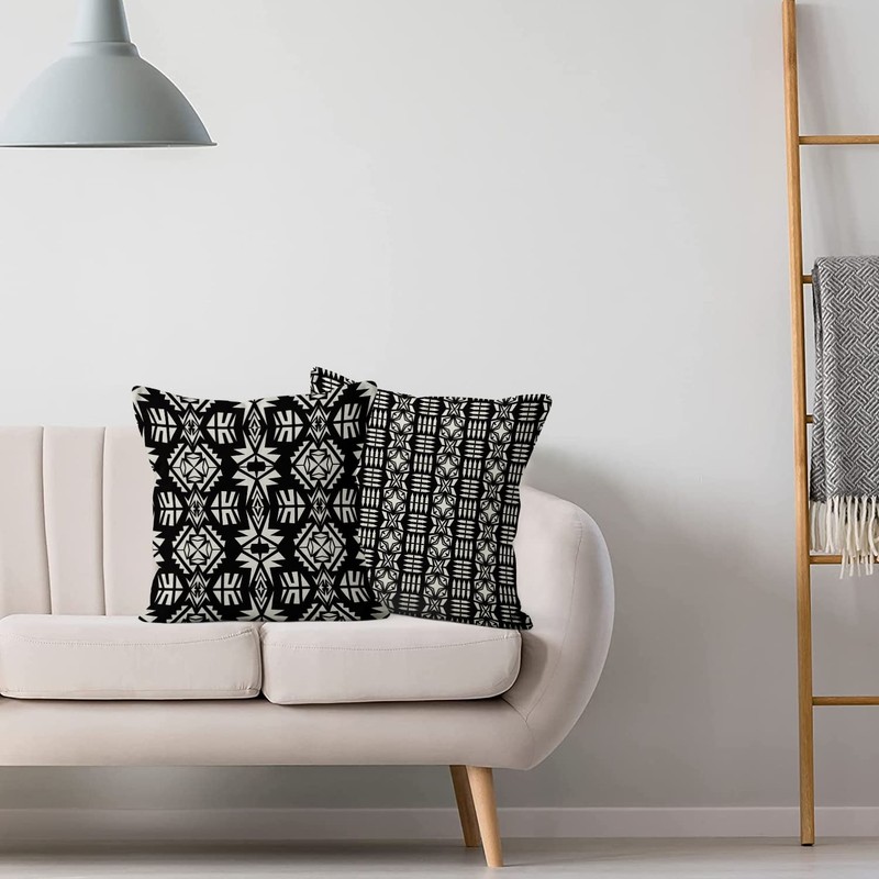 ASDCXZ Cushion Cover Boho 40x40 cm 4pcs Set, Boho Rule