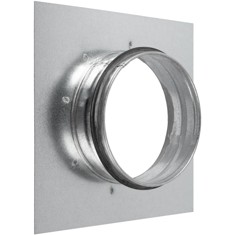 Vent Systems 125mm Duct Connection Flange with EDPM Rubber Gasket,