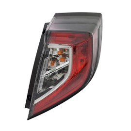 Taillight Replacement for 2017–2021 Honda Civic Hatchback – LED Tail Light Assembly with Bulb, Right/Passenger Side, DOT & SAE Compliant, OEM: 33500-TGG-A02, Partslink: HO2805116