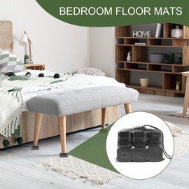 mumisuto Elevadores de Cama Ajustables, Paquete de 12 Elevadores Ajustables para Muebles, Elevador Cuadrado, Aumento de Altura, Elevadores de Cama Ajustables para Mesa, Silla, Sofá, Dormitorio