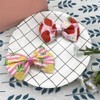 8 PCS Strawberry Pineapple Hair Clips for girls, Bow Hairpins
