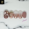 ✨Rose mother-of-pearl handmade nail tips✨ - Long stiletto / ✨로즈자개