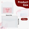 100 Pcs Glassine Envelopes 7 x 10 cm Small Envelopes,