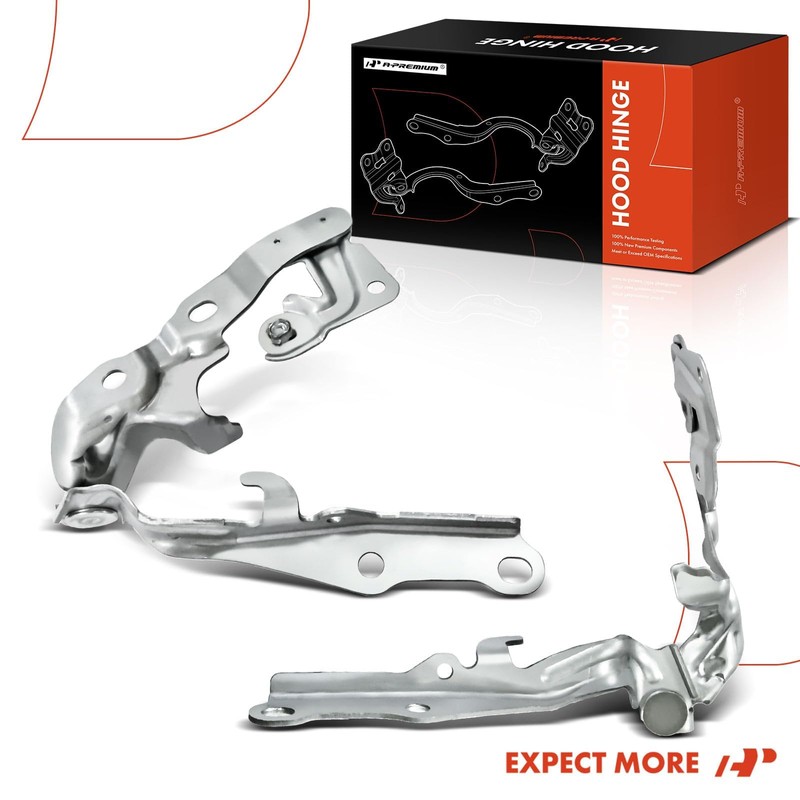 A-Premium Front Driver and Passenger Hood Hinges Compatible with 2007