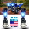 Nartoup 2X Blue 8000K LED Headlight for Yamaha YFZ450 YFZ450R